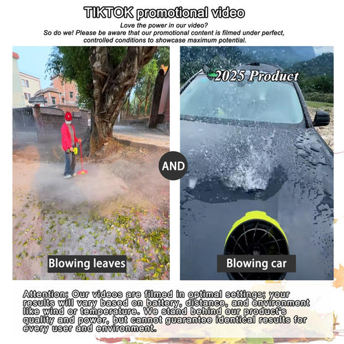 Cordless Turbo Jet Blower – High Power Air Duster for Car Drying & Yard Cleaning