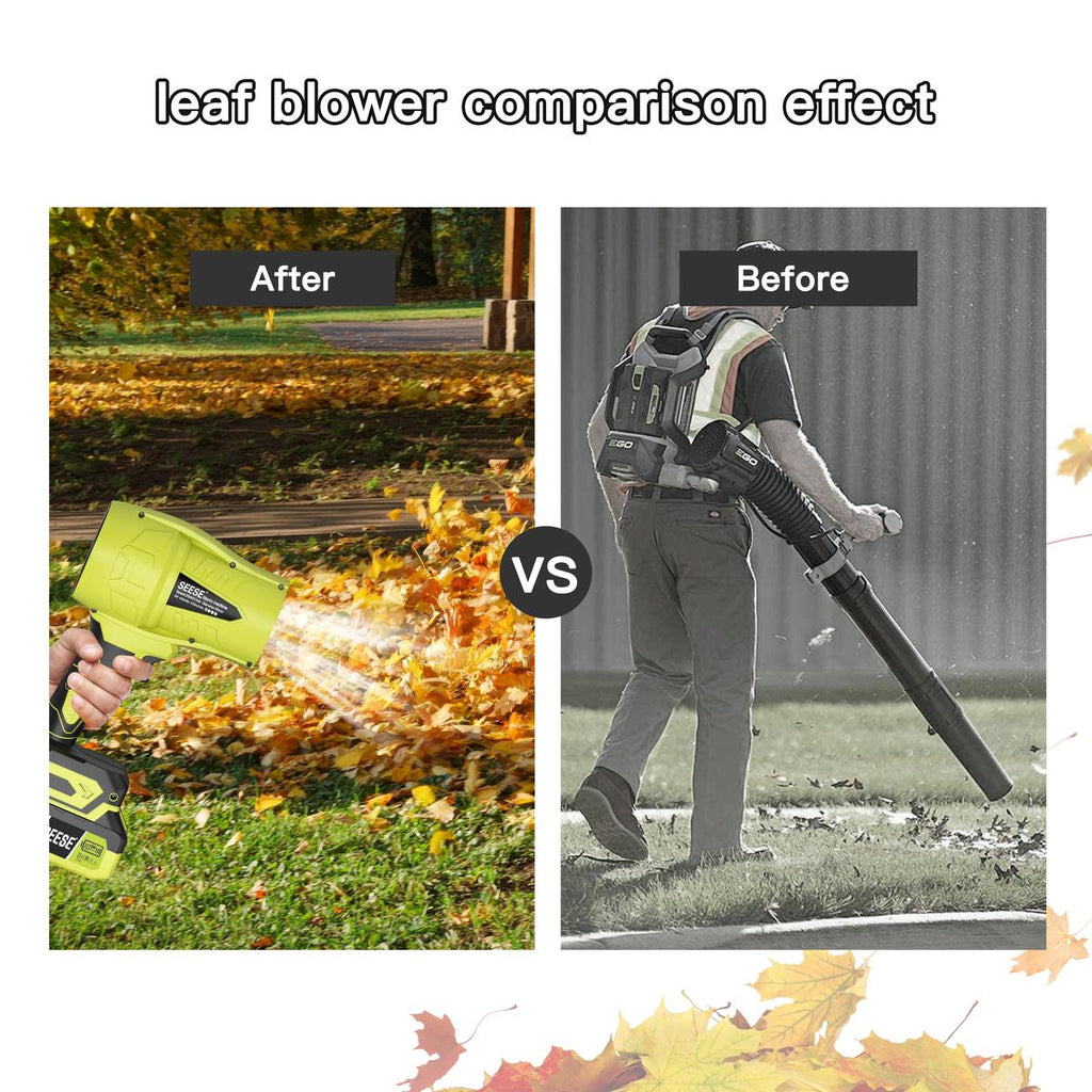 Cordless Turbo Jet Blower – High Power Air Duster for Car Drying & Yard Cleaning
